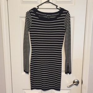 Wet Seal black/white stripe dress